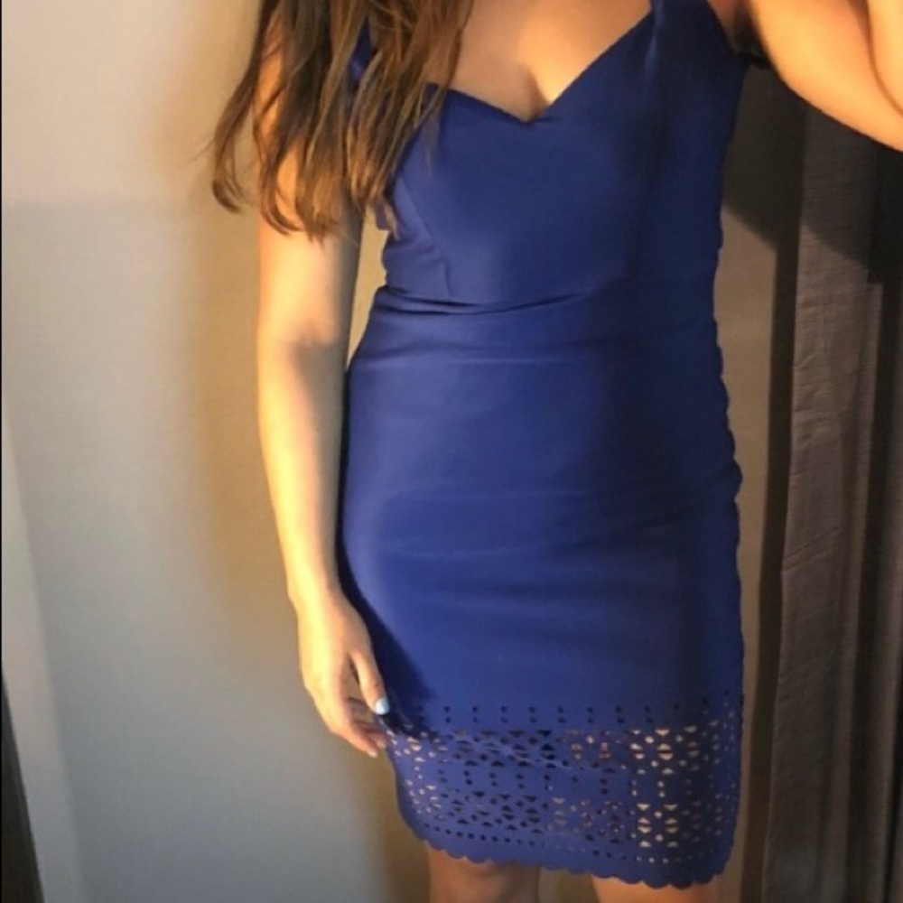 Blue dress